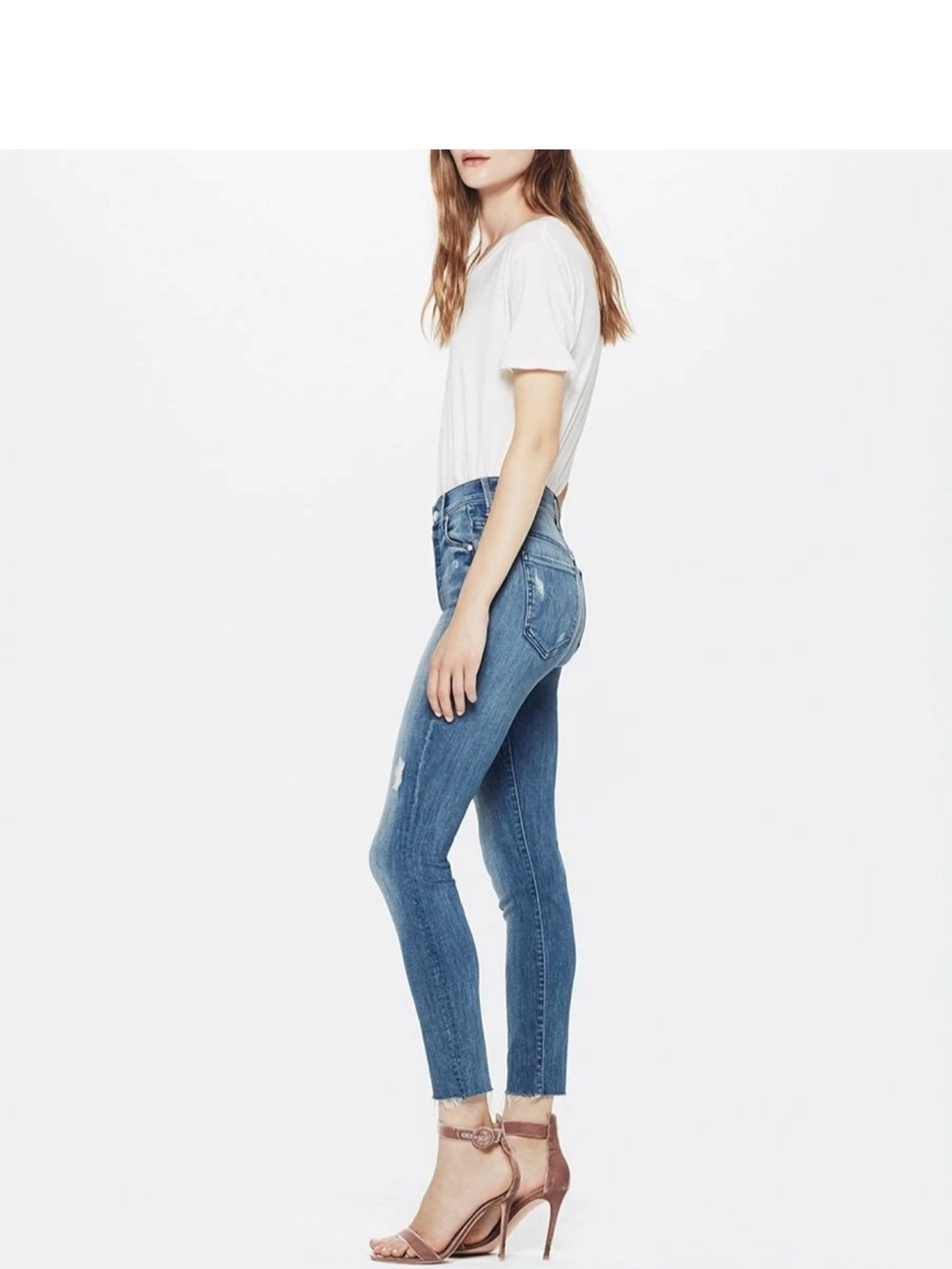 Mother the stunner ankle fray Jeans - Picture 4 of 13